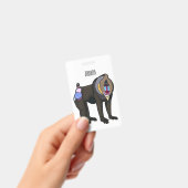 Abbildung des Mandrill Cartoon Ausweis (Handheld)