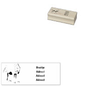 Abbildung des Mandrill Cartoon Gummistempel (Stempel)