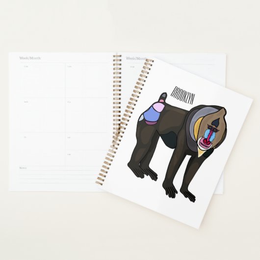 Abbildung des Mandrill Cartoon Planer (Anzeige)
