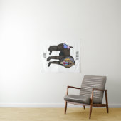 Abbildung des Mandrill Cartoon Wandteppich (Beispiel (Horizontal))