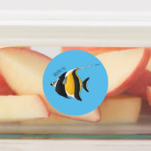 Abbildung des maurischen Idol-Cartoon Etiketten (Befestigt)