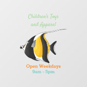 Abbildung des maurischen Idol-Cartoon Fensteraufkleber (Blatt)