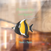 Abbildung des maurischen Idol-Cartoon Fensteraufkleber (Blatt 2)