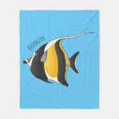 Abbildung des maurischen Idol-Cartoon Fleecedecke (Vorderseite)