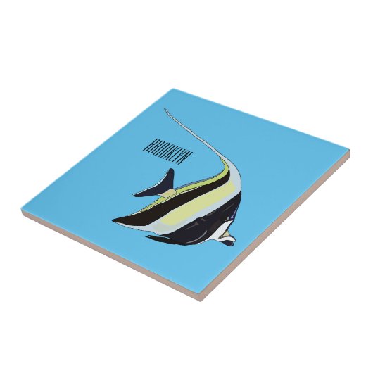 Abbildung des maurischen Idol-Cartoon Fliese (Seite)