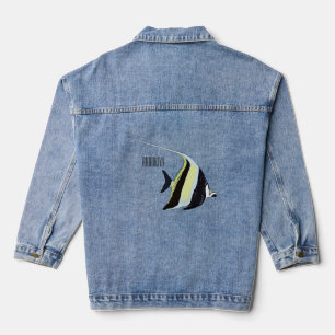 Abbildung des maurischen Idol-Cartoon Jeansjacke