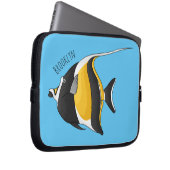 Abbildung des maurischen Idol-Cartoon Laptopschutzhülle (Vorne Rechts)