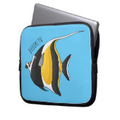 Abbildung des maurischen Idol-Cartoon Laptopschutzhülle (Vorderseite Links)