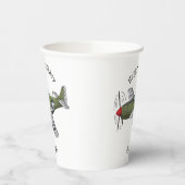 Abbildung des militärischen Flugzeug Cartoon Pappbecher (Links)