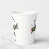 Abbildung des militärischen Flugzeug Cartoon Pappbecher (Rechts)