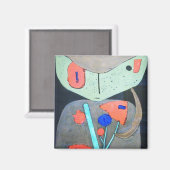 Abbildung des Orientalischen Theaters, Paul Klee Magnet (Vorderseite/Rückseite)