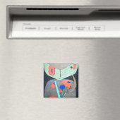 Abbildung des Orientalischen Theaters, Paul Klee Magnet (In Situ (Geschirrspüler))