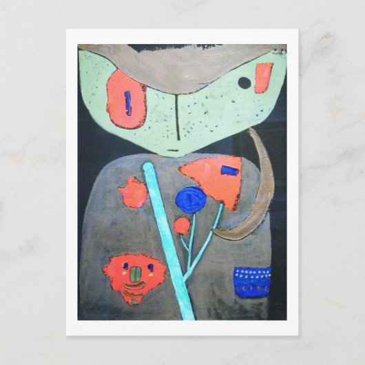 Abbildung des Orientalischen Theaters, Paul Klee Postkarte (Vorderseite)