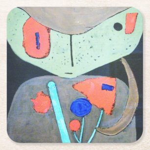 Abbildung des Orientalischen Theaters, Paul Klee Rechteckiger Pappuntersetzer