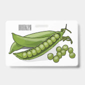 Abbildung des Pea-Cartoon Ausweis (Rückseite)