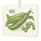 Abbildung des Pea-Cartoon Autolufterfrischer (Links)