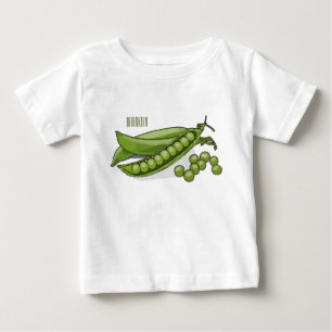 Abbildung des Pea-Cartoon Baby T-shirt