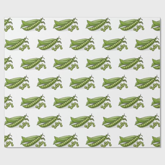 Abbildung des Pea-Cartoon Geschenkpapier (Flach)