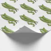 Abbildung des Pea-Cartoon Geschenkpapier (Ecke)