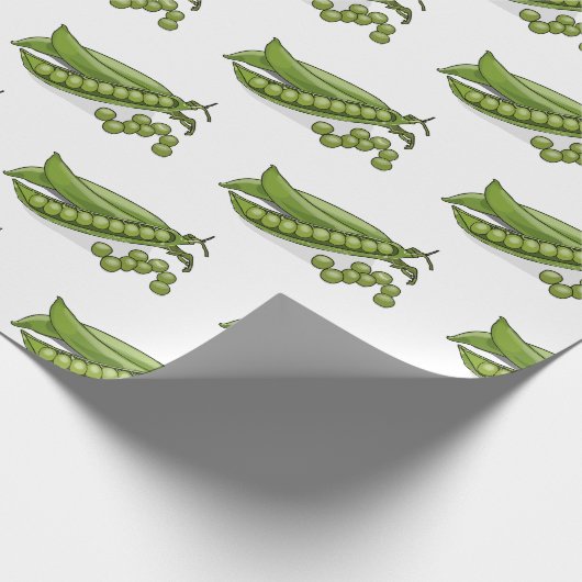 Abbildung des Pea-Cartoon Geschenkpapier (Ecke)