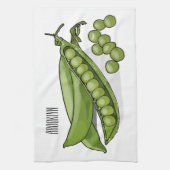 Abbildung des Pea-Cartoon Geschirrtuch (Vertikal)
