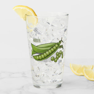 Abbildung des Pea-Cartoon Glas