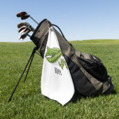 Abbildung des Pea-Cartoon Golfhandtuch (Gras)