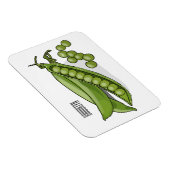 Abbildung des Pea-Cartoon Magnet (Rechte Seite)