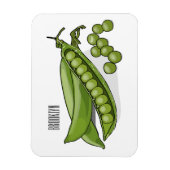 Abbildung des Pea-Cartoon Magnet (Vertikal)
