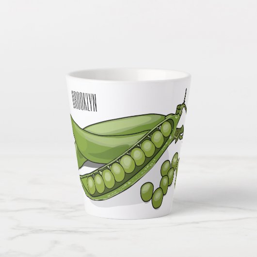 Abbildung des Pea-Cartoon Milchtasse (Vorderseite)