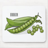 Abbildung des Pea-Cartoon Mousepad (Vorne)