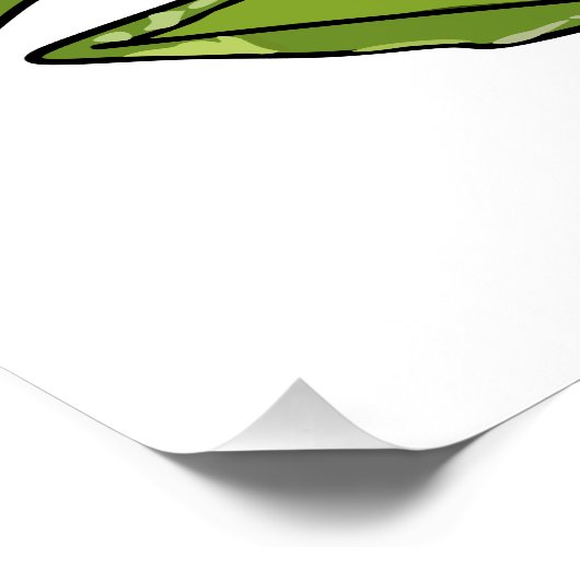 Abbildung des Pea-Cartoon Poster (Ecke)