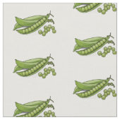 Abbildung des Pea-Cartoon Stoff (Nahaufnahme)