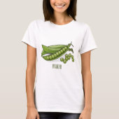 Abbildung des Pea-Cartoon T-Shirt (Vorderseite)