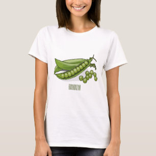 Abbildung des Pea-Cartoon T-Shirt