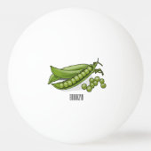 Abbildung des Pea-Cartoon Tischtennisball (Rückseite)