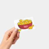 Abbildung des Potato-Chip-Cartoon Ausweis (Handheld)