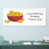 Abbildung des Potato-Chip-Cartoon Banner (Messe)