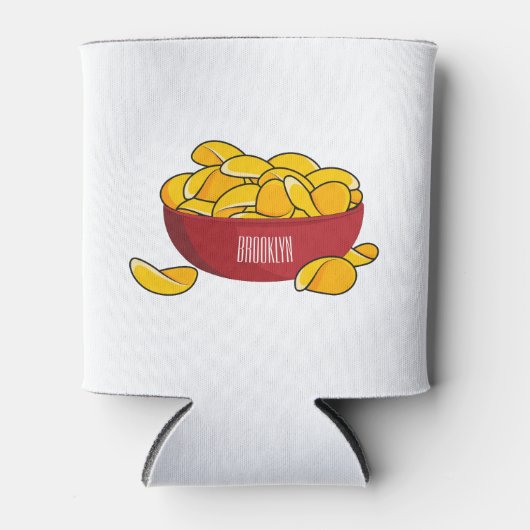 Abbildung des Potato-Chip-Cartoon Dosenkühler (Vorderseite)