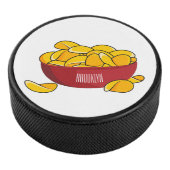 Abbildung des Potato-Chip-Cartoon Eishockey Puck (3/4)