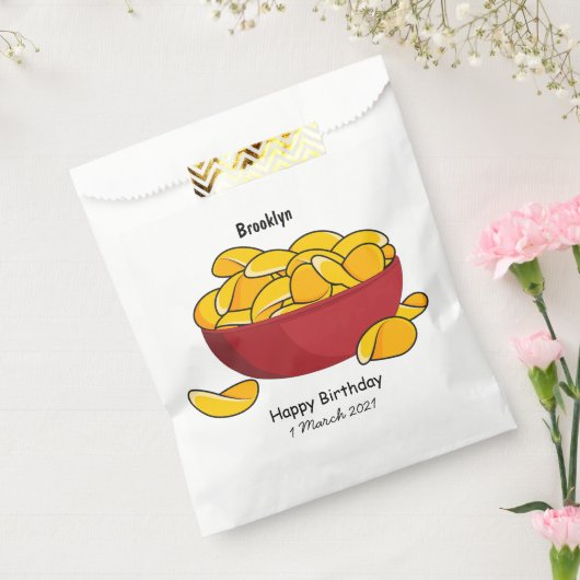 Abbildung des Potato-Chip-Cartoon Geschenktütchen (Versiegelt)