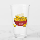 Abbildung des Potato-Chip-Cartoon Glas (Rückseite)