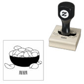 Abbildung des Potato-Chip-Cartoon Gummistempel (Stempel)
