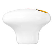 Abbildung des Potato-Chip-Cartoon Keramikknauf (Seitenansicht)