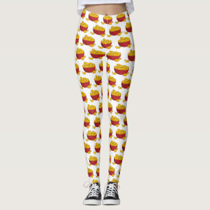 Abbildung des Potato-Chip-Cartoon Leggings