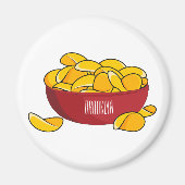 Abbildung des Potato-Chip-Cartoon Magnet (Vorne)
