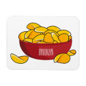 Abbildung des Potato-Chip-Cartoon Magnet (Horizontal)