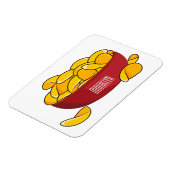Abbildung des Potato-Chip-Cartoon Magnet (Linke Seite)