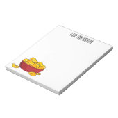 Abbildung des Potato-Chip-Cartoon Notizblock (Rotiert)