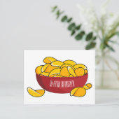 Abbildung des Potato-Chip-Cartoon Postkarte (Stehend Vorderseite)